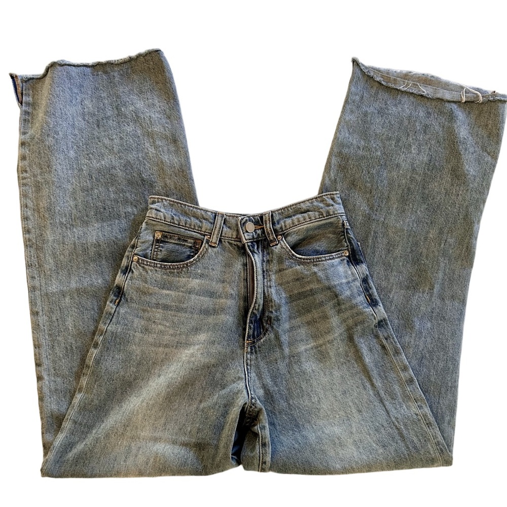 WeWoreWhat High Rise Wide Leg Jeans Light Wash size 25 - Picture 3 of 16